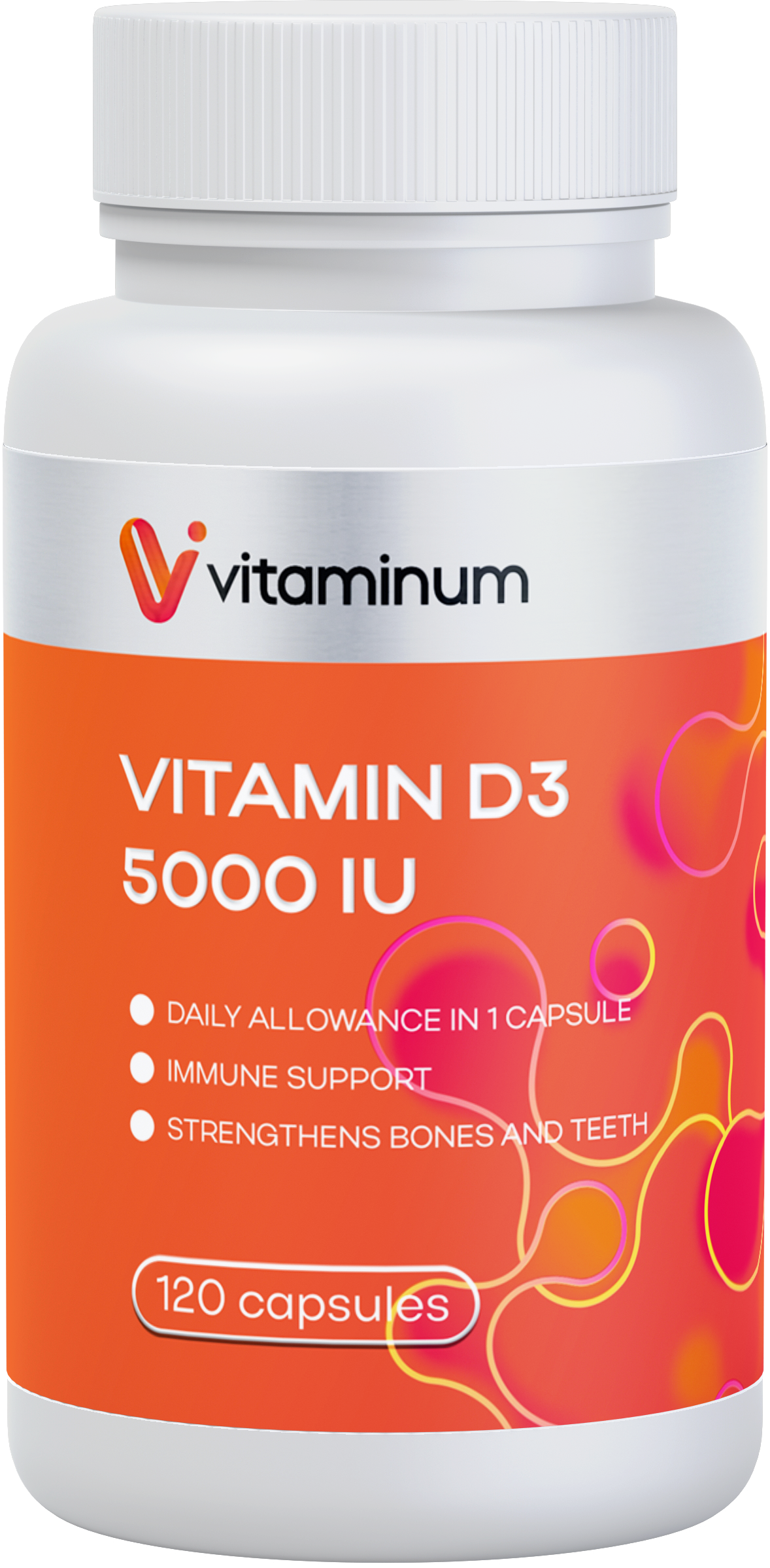  Vitaminum ВИТАМИН Д3 (5000 МЕ) 120 капсул 260 мг  в Каспийске